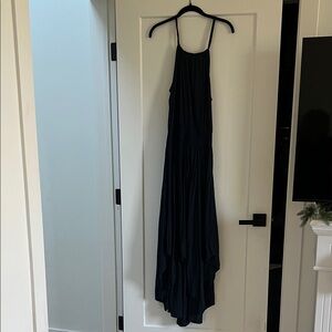 Chic Navy High Low Dress